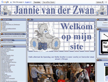 Tablet Screenshot of jannievanderzwan.com